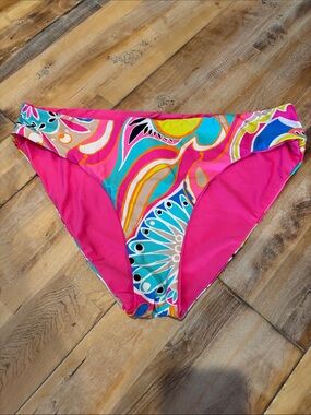 Trina Turk Reverse Hipster Bikini Bottoms size 10